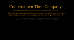 Desktop Screenshot of cooperstowntime.com